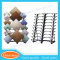 multi-tier ceramic tile display stand rack units for tiles